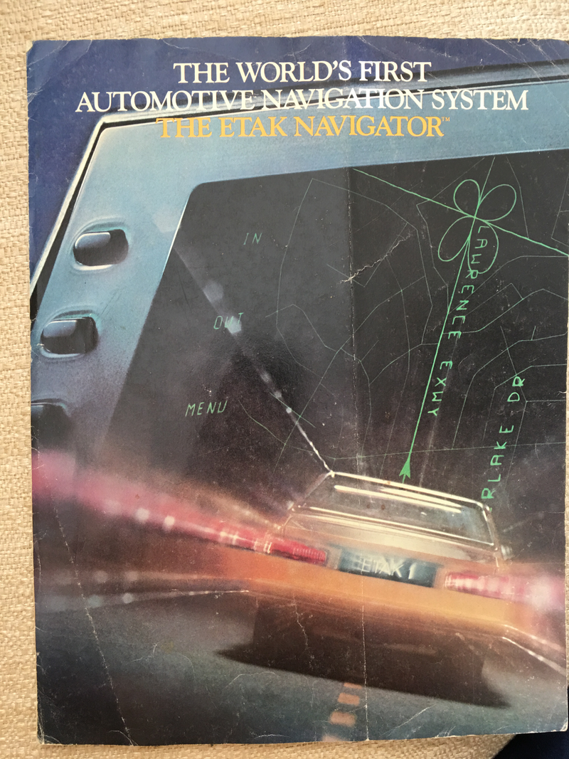 Illustration for article titled In-car Navigation circa 1984